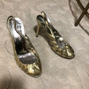 Guess Gold Heels